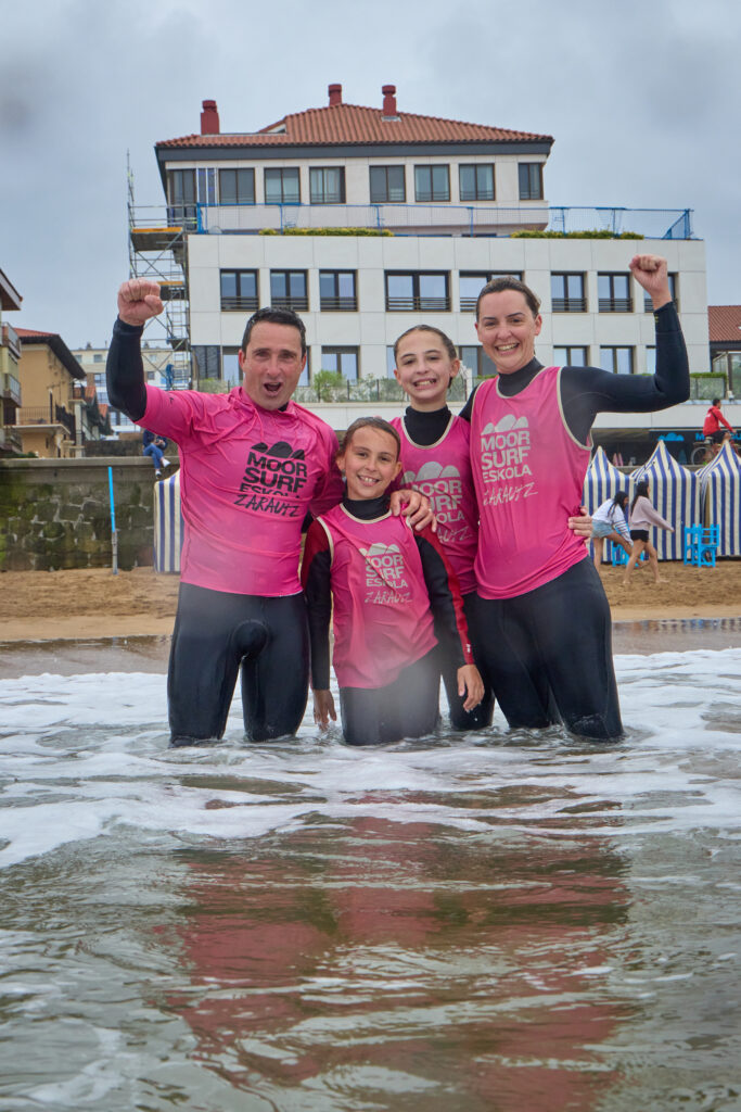 haciendo surf